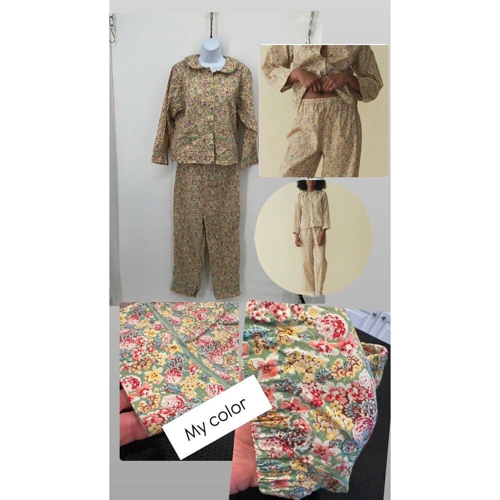 Doen‎ Paz Cotton  Floral Pajama  in Liverty Chrysanthemum size small EUC